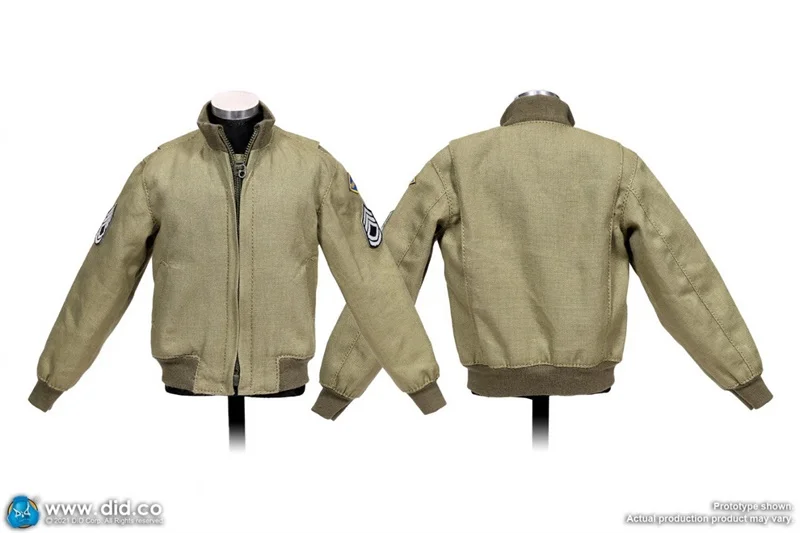 

In Stock 1/6th DID A80150 WWII US Army Ranger Sergeant Mike Military Combat Coat With Medals Model For 12inch Doll Action