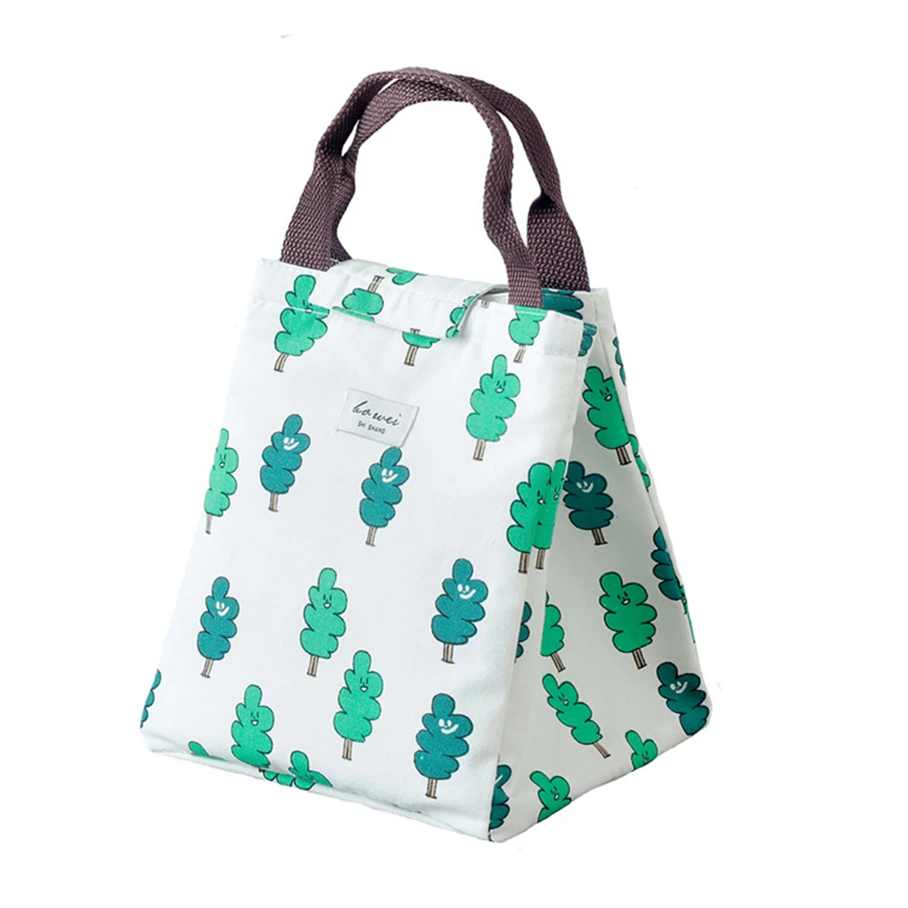 Новая модная Портативная сумка для ланча сумка для хранения коробок Термоизолированный сумка для пикника Высокое качество для женщин детей мужчин