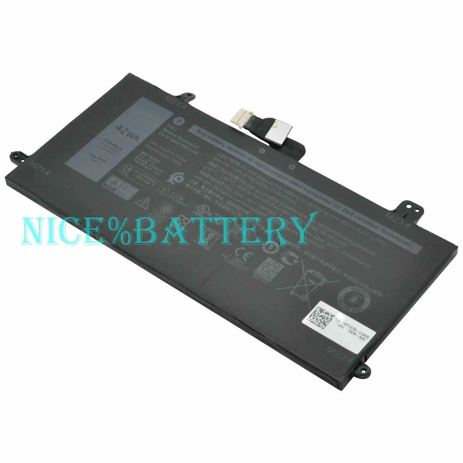 Новые оригинальные для Dell Latitude 5285 5290 42Wh 4-ячеистая для ноутбука Батарея FTH6F X16TW J0PGR