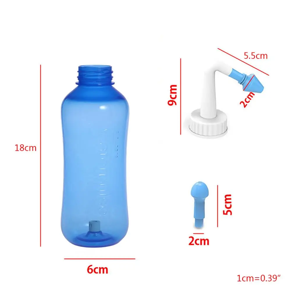 Neti Pot-cepillo de limpieza Nasal para adultos y niños, enjuague para  aliviar las alergias nasales, desintoxicación, Yoga, 300ml - AliExpress