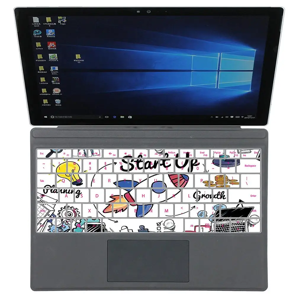 Силиконовый защитный чехол для клавиатуры для microsoft Surface Pro 4 5 New Pro 6 и для клавиатуры ноутбука microsoft Surface