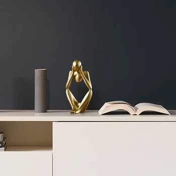 

Abstract Character Creative Resin Model Kit Home Decoration Living Room Study Office Art Accessories