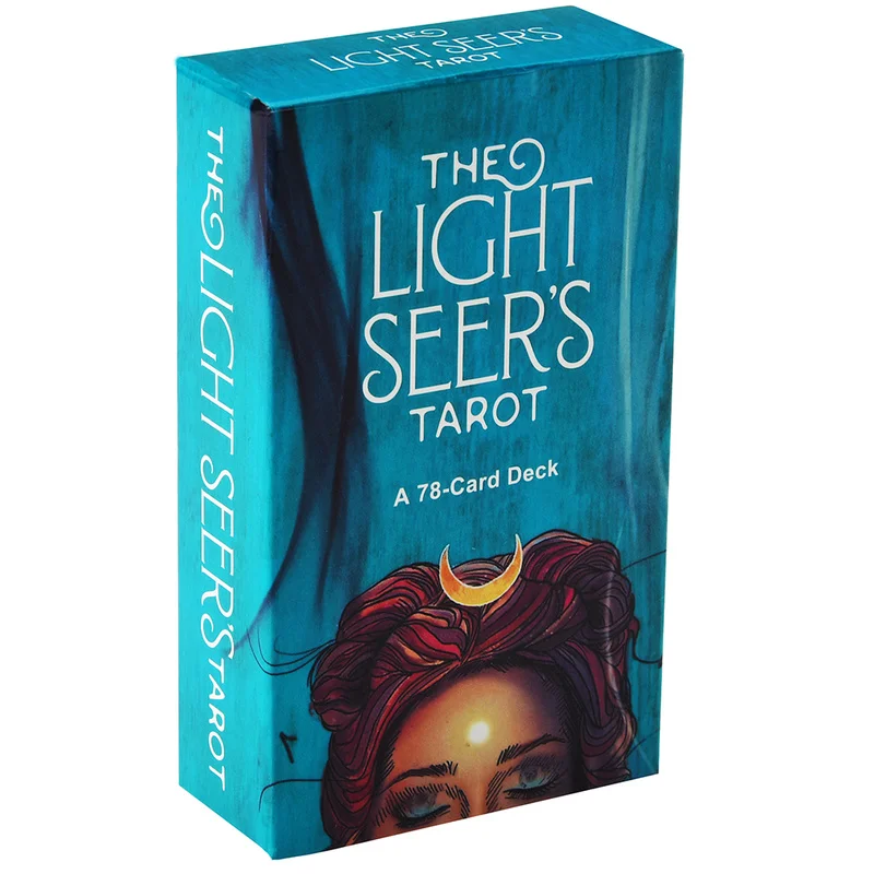 Cartas de Tarot Light Seers para adultos, 78 Uds., juego de mesa de adivinación oculta, predicción del destino, Tarot, cartas de juego de oráculo mágico