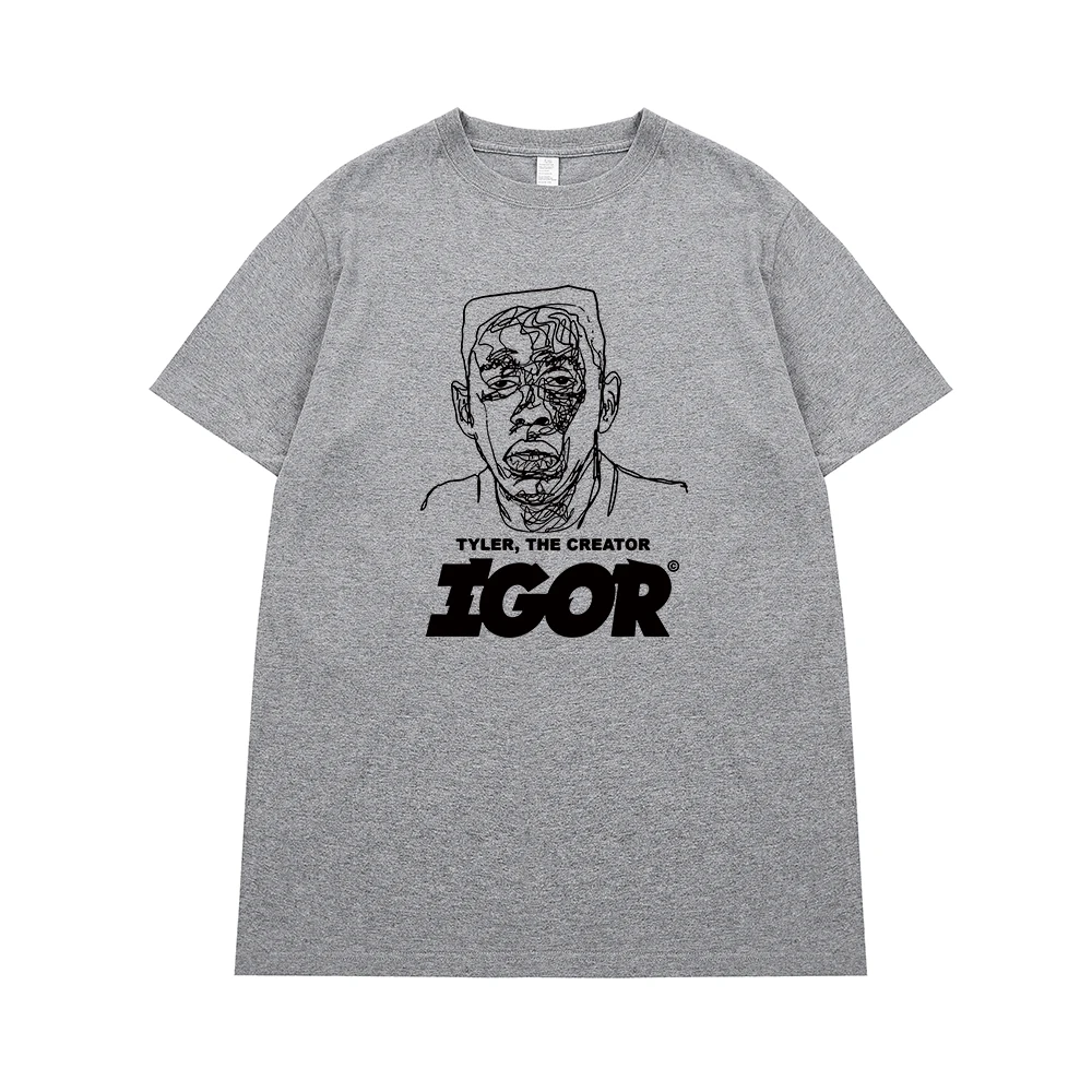Серый Принадлежности для гольфа Tyler The Creator OFWGKTA кататься на коньках рисунок Frank Ocean Harajuku футболка хлопок Для мужчин футболка новая футболка Wo Для мужчин s - Цвет: Серый