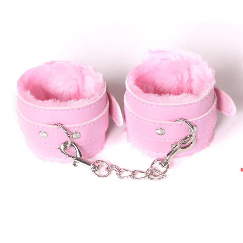 Секс Игровые наручники PU кожаные манжеты для бондажа ролевые предметы