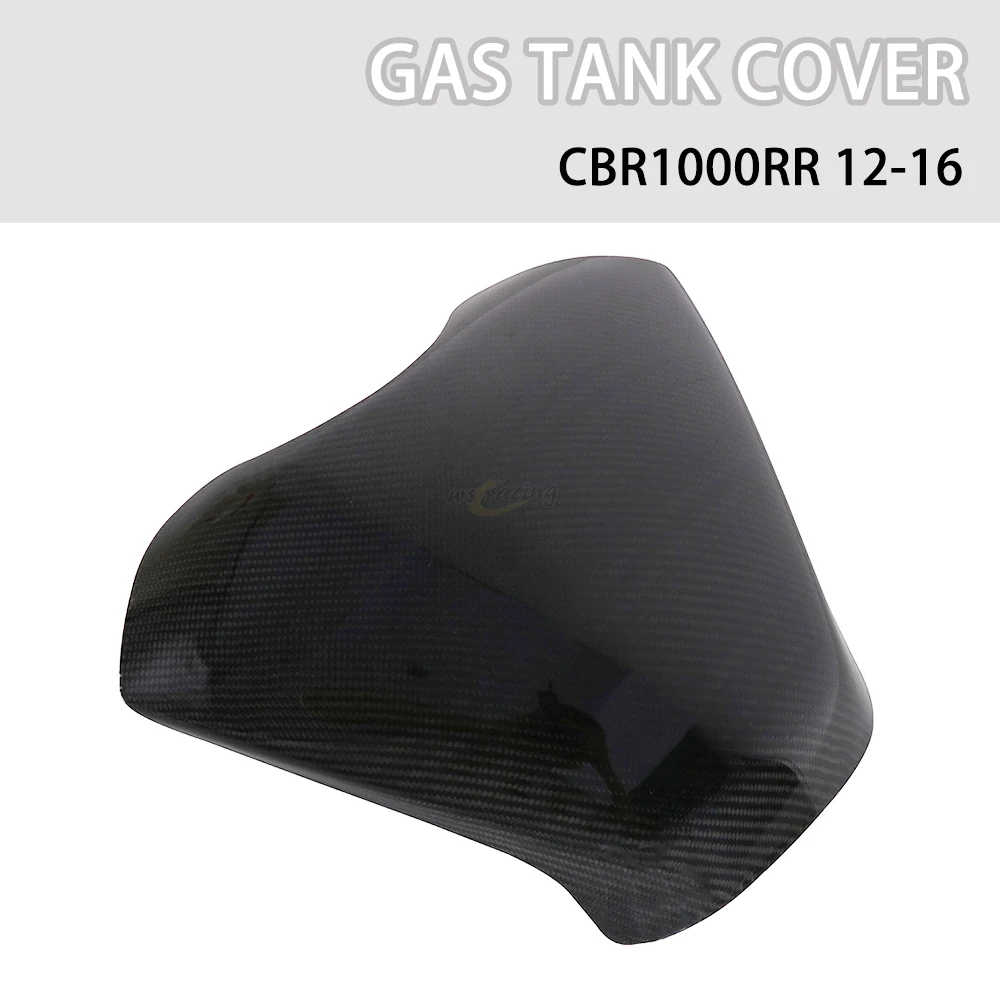 Motorcycle Black Carbon Fiber Oil Fuel Gas Tank Cap Cover Protect Guard For HONDA CBR1000RR 2012- 2013