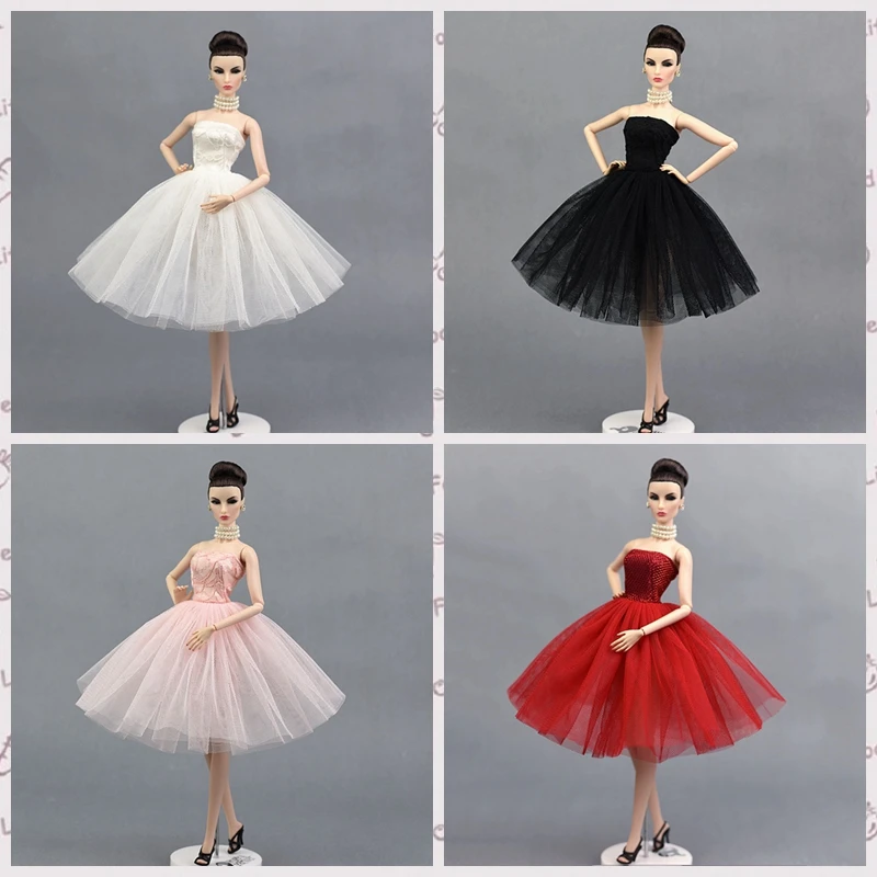 Fashion Ballet Dress For Barbie Doll One Piece Party Dresses Vestido Clothes For Barbie Dolls 1 6 Bjd Doll Accessories Girl Gift Dolls Aliexpress