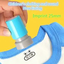 Круглый Детский мультфильм имя печать на заказ ребенок с личности милый творческий Водонепроницаемый Фоточувствительный Личная печать