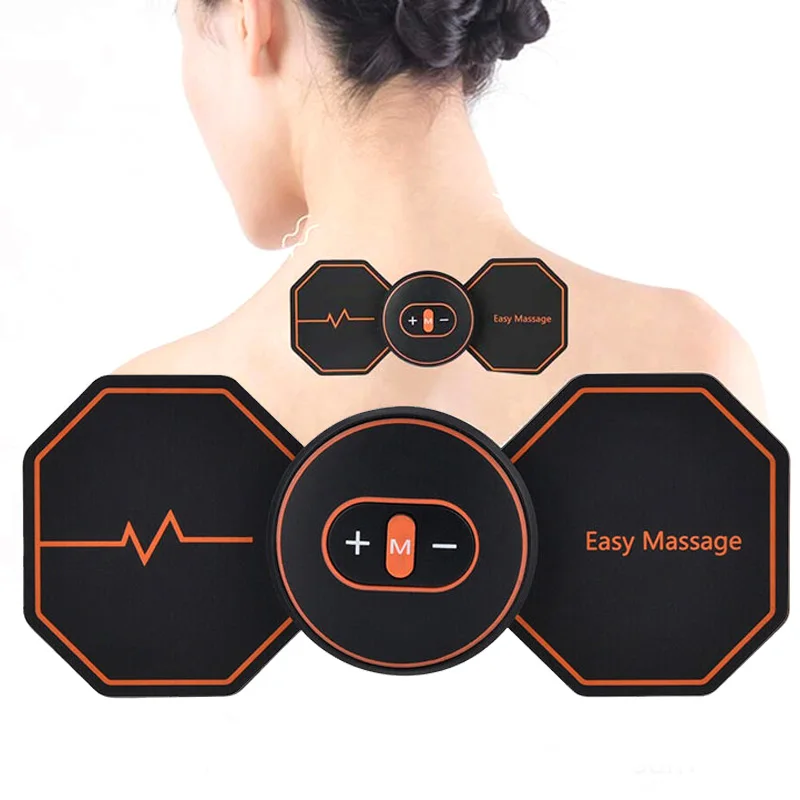 

Mini Neck Massager Electric Butterfly Design Smart EMS Muscle Stimulator Back Cervical Massage Back Pain Relief Health Care
