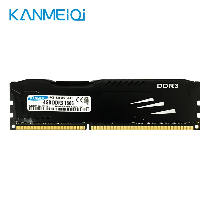 KANMEIQi DDR3 ram 8 Гб 1600 МГц 4 Гб 1333/1866 МГц настольная память с радиатором dimm Memoria 240pin 1,5 В