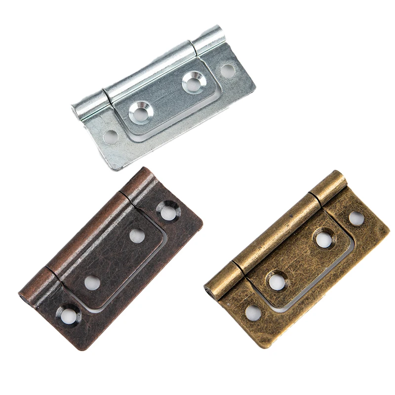 2Pcs 2Inch Furniture Mortise Hinge For Cabinet Door Drawer 135&deg; Open 51*25MM
