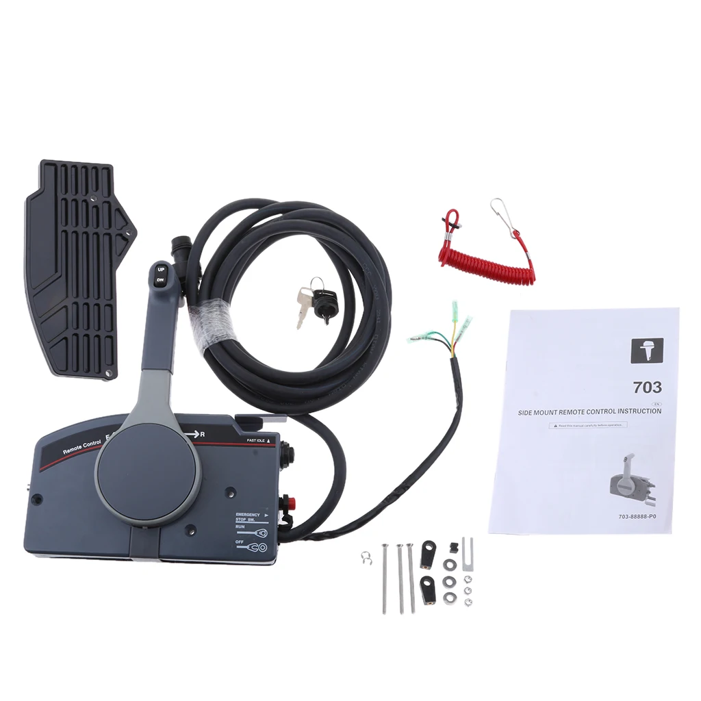 Marine Boat Engine Side Mount Remote Control Box (703-48205-16-00) for Outboard Motor