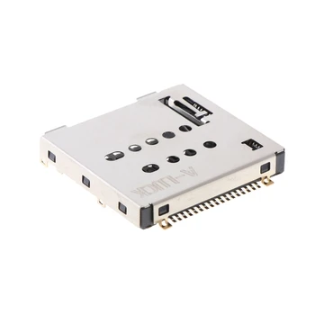 

Metal Memory Card Slot Socket Replacement Parts for NS Switch Console Host 28GE