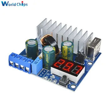 

USB 100W 6A Boost Step Up Module 3-35V DC-DC Converter Power Supply Voltage Regulator LED Digital Display for Car Phone Charging
