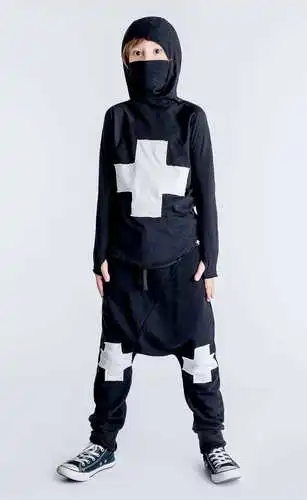 BLACK HAREM PANTS Толстовки с капюшоном; Детский свитер; свитер для мальчиков; свитер для маленьких девочек; детские куртки; детское теплое хлопковое пальто; szalik dziecko - Цвет: BLACK HAREM PANTS