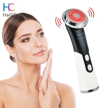

EMS Facial Massager Ion Led Out Hot Cool LED Light Therapy Skin Rejuvenation Device Micro Current Beauty Face Massager Skin Care