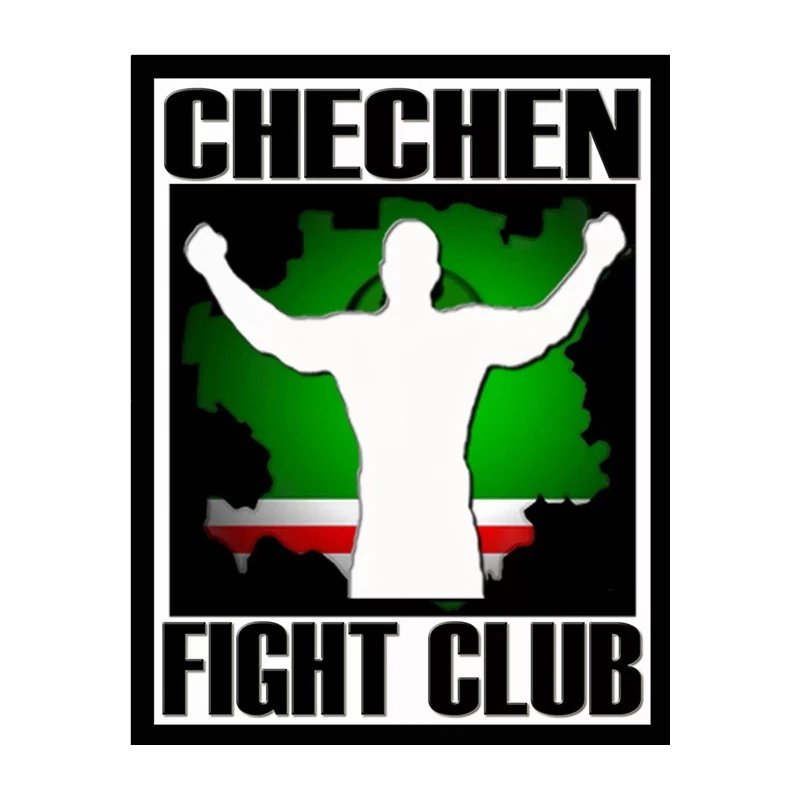 

S40515# Self-adhesive Decal Chechen Republic Fight Club Car Sticker Waterproof Auto Decors on Bumper Rear Window