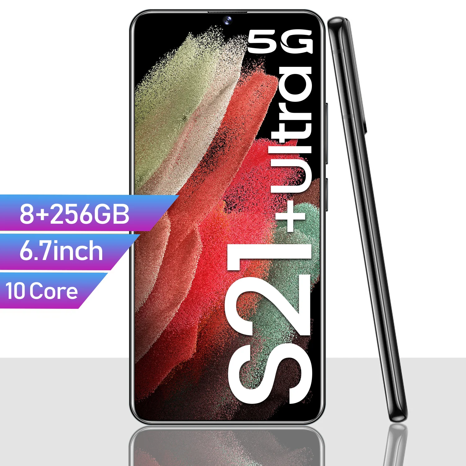 New Galxy S21+ Ultra Smartphone 6.7Inch Unlock Global Version 4G 5G Android10.0 32MP 12GB 512GB Celulares Mobile Cell Phone