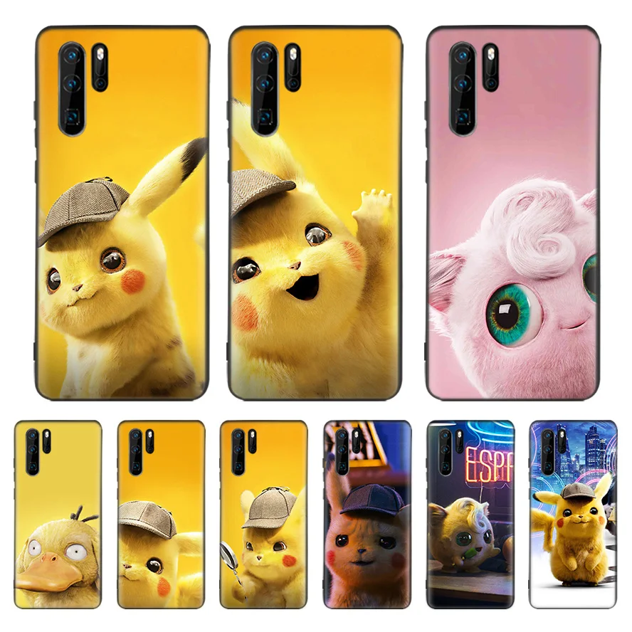 Pikachue фильм черный чехол для телефона huawei mate 30 20 10 P30 P20 P10 Pro Lite P Smart Z роскошный Coque Shell