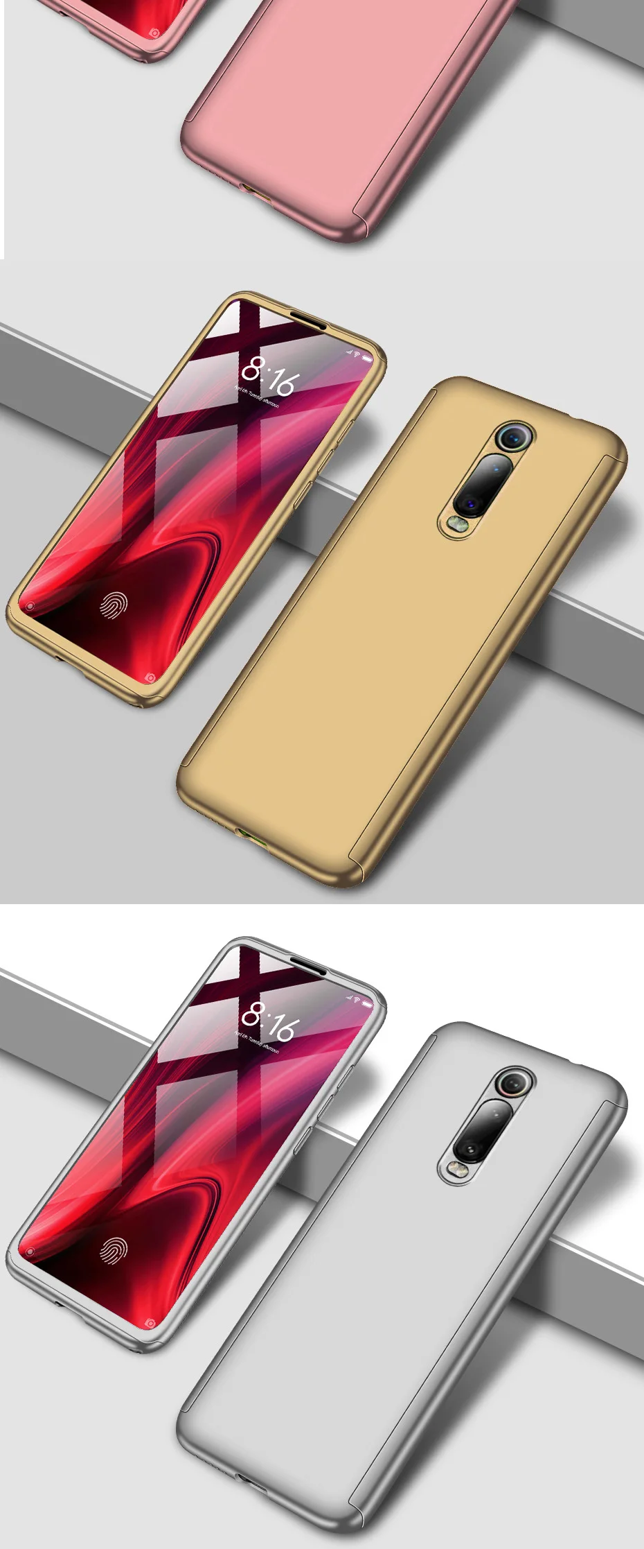 360 полный защитный чехол для телефона для Xiaomi Redmi Примечание 8 7 6 5 K20 Pro Чехол для телефона Redmi 5A 6A 7 5 плюс 7A чехол с Экран протектор