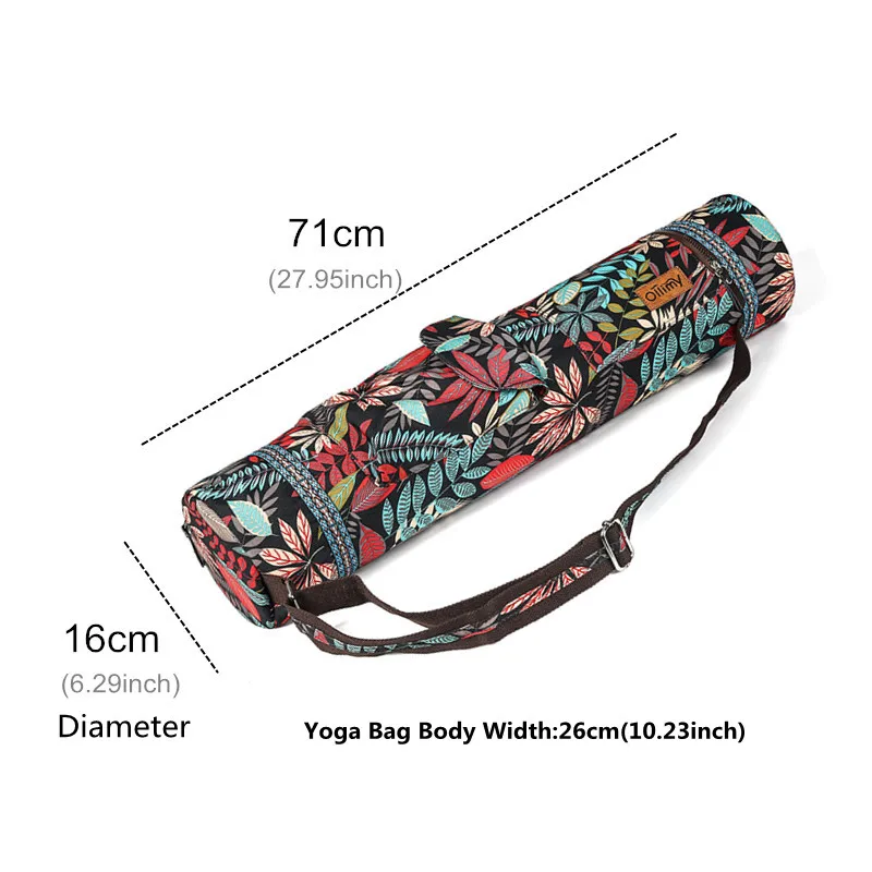 Printed Yoga Mat Bag for Men and Women, Gym Mat Case, Easy Carry, Pilates, Fintess, Yoga Backpack, Dance Sports yoga bag