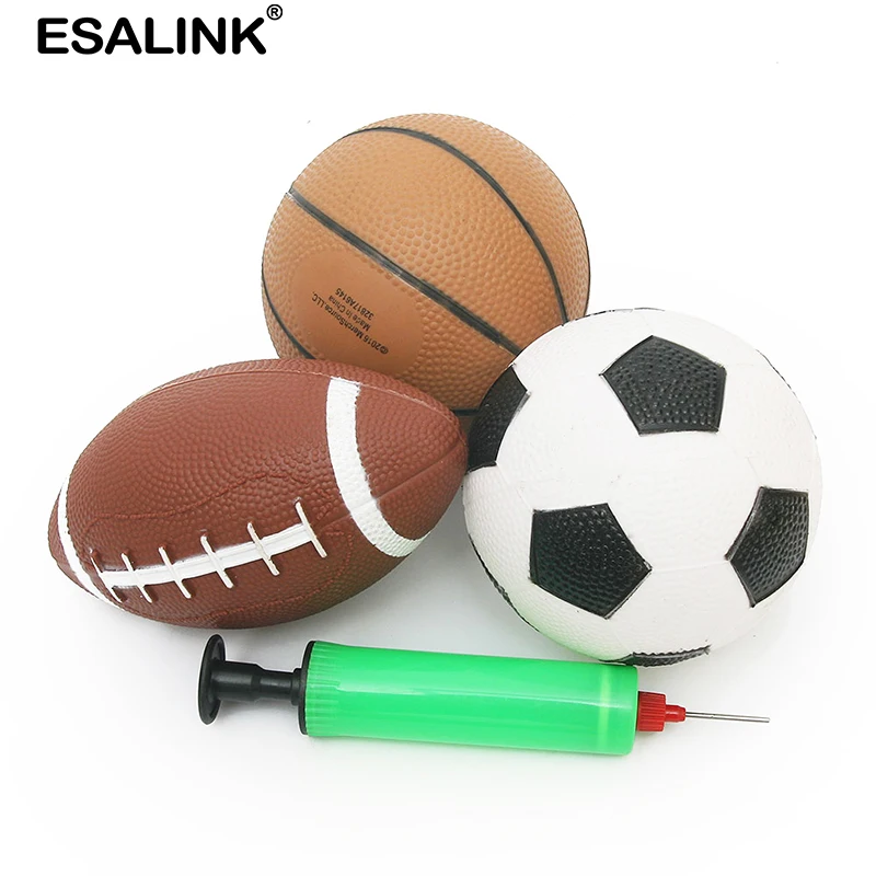 ESALINK 3 шт. детские игрушки для улицы Мини Баскетбол футбол регби Спорт надувные