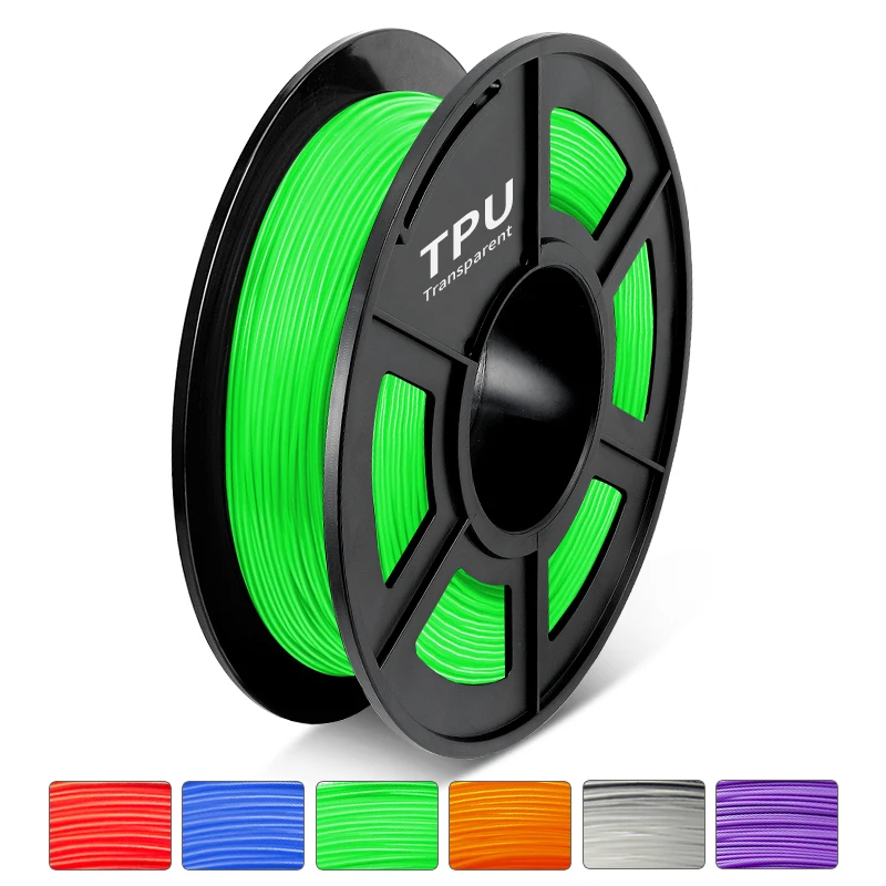 TPU  3D Printer Filament 0.5 KG 1.75 MM Refills Bendable Non-Toxic Fast Shipping Gift Printer Handles Pen DIY BELIVEER 3D rainbow petg 3D Printing Materials