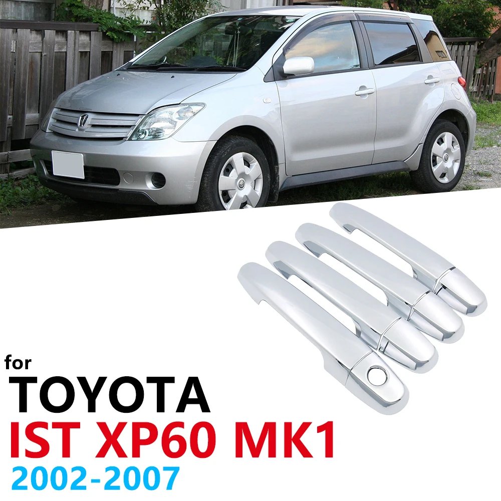 Роскошная хромированная накладка на боковую дверную ручку для Toyota ist MK1 XP60 2002 2003