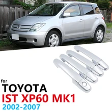 

Luxurious Chrome Side Door Handle Cover Trim for Toyota ist MK1 XP60 2002 2003 2004 2005 2006 2007 Car Accessories Sticker Catch