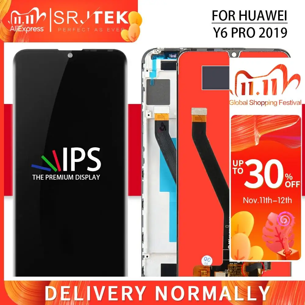 Для Huawei Y6 Pro 2019 ЖК-дисплей Prime дисплей для Y6S Сенсорная панель дигитайзер Honor 8A