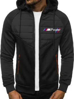 

Men Jacket for Power Anime Print Mens streetwear Fleece Zipper Hoodies Funny Print Sweatshirts Hip Hop Harajuku Tracksuit BMM1