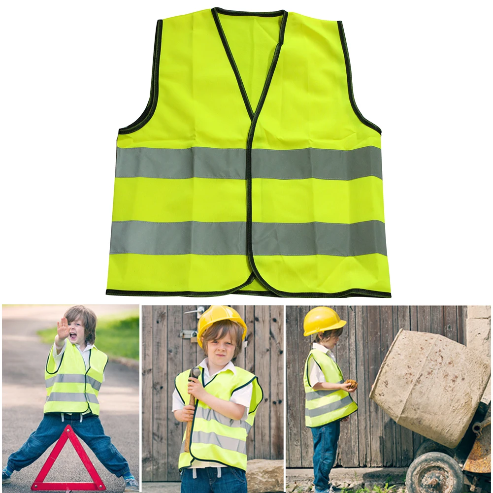 

Hot Sale Kids Safety Security High Visibility Vests Road Traffic Children Reflective Reflector Vests Clothing Jacket 2020 New