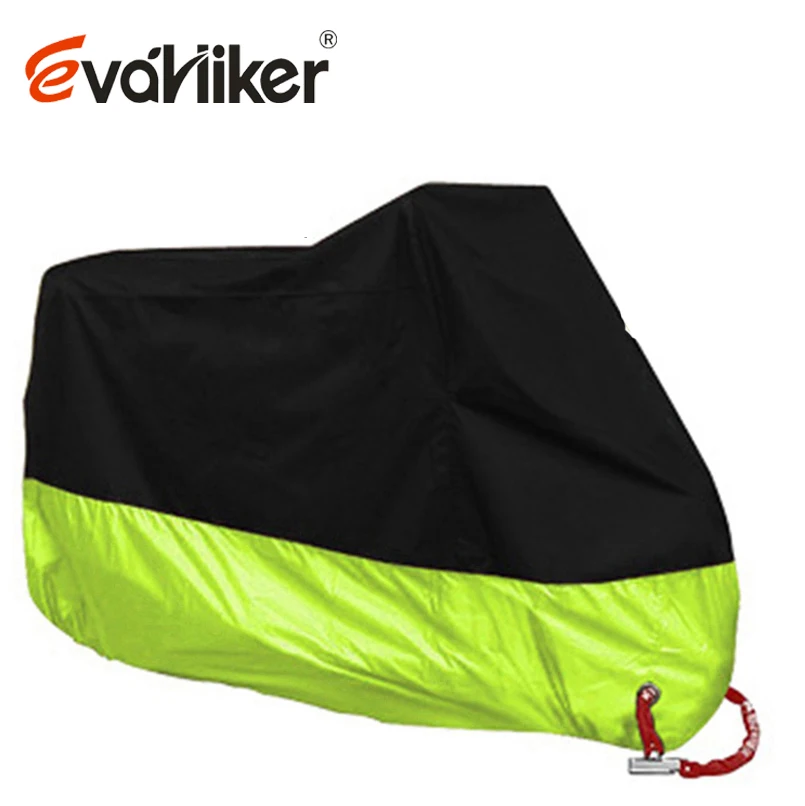 Waterproof Heavy Duty 190T Polyester Motorcycle Cover - All-Season UV & Dust Protection