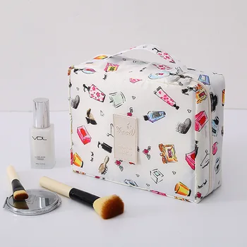 

Mujer bolsas de maquillaje, señoras Multifunción viaje, mujeres maquillaje organizador bolso cosmético neceser portátil al aire