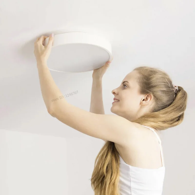 С русского) Xiaomi Mijia Yeelight светодиодный потолочный светильник 5 минут уютный лунный свет IP60 пылезащитный с MIJIA Wi-Fi Enab светодиодный