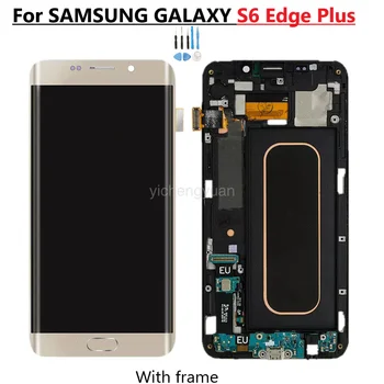 

Original Super AMOLED LCD for SAMSUNG Galaxy S6 Edge Plus Display G928 G928F Touch Screen Digitizer Assembly With Black Dots