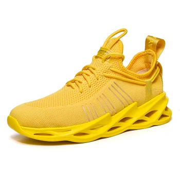 

Men Running Shoes Ultra-light Casual Sport Shoe Fly Weaving Shoe Shockproof Breathable Sneakers Height Increase Walking Gym Shoe
