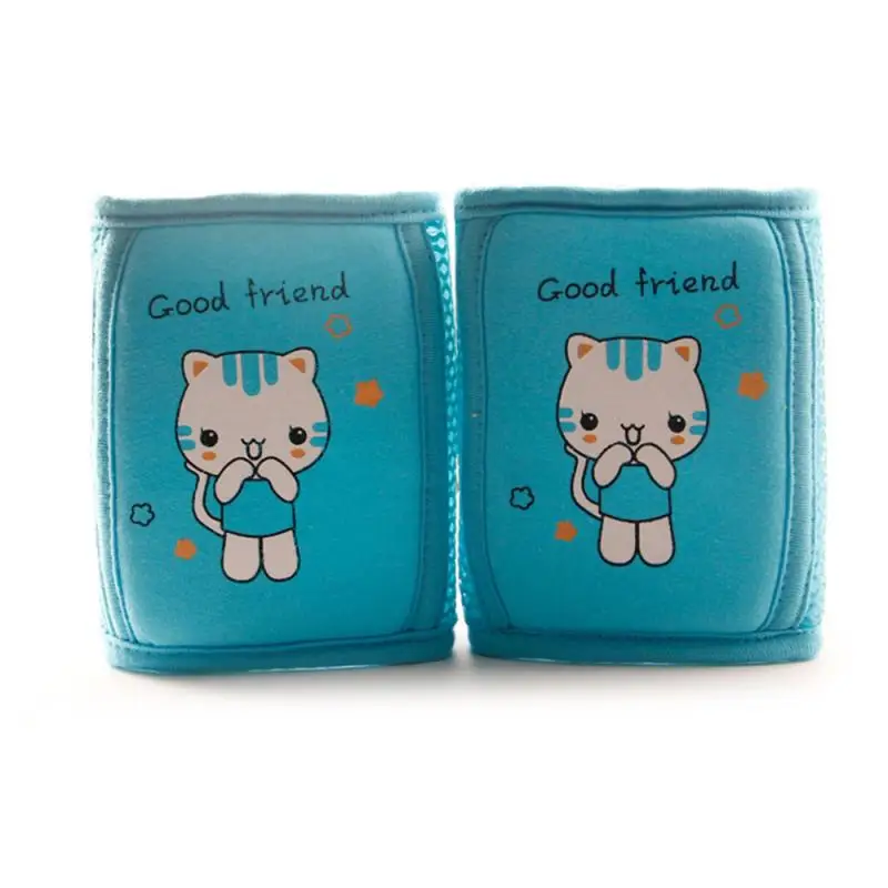 02 NEW 1 Pair Baby Knee Pads Thicken Crawling Elbow Cushion Breathable Design Infants Leg warmer Pad Baby Kneecap Knee Protector - Color: 02