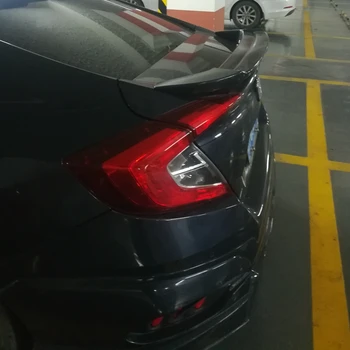 

For Honda Civic Spoiler High Quality ABS Material Primer Color Car Rear Wing Rear Spoiler For Honda Civic 2015 2016 2017 2018