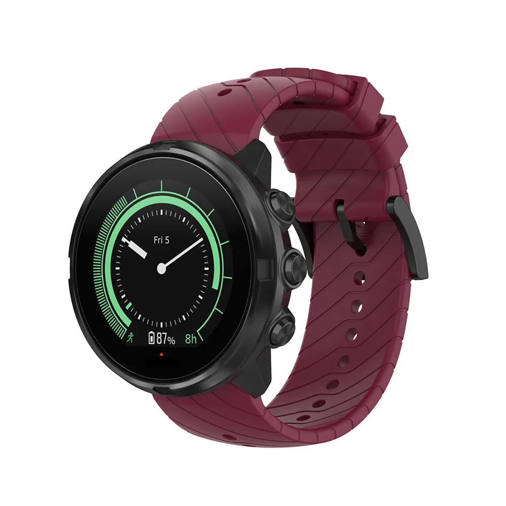 Силиконовый ремешок для часов SUUNTO9/9 Baro для SUUNTO Spartan Sport Wrist HR D5 аксессуары для умных часов Ремешок для наручных часов