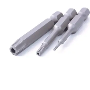 

Lot 12Pcs 50mm 1/4 Inch Hex Torx Head Screw Driver Bits Magnetic T5-T40 Suitable