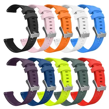

Durable Soft Curved Diamond Strap Replacement Watchband Wrist Bracelet For Garmin vivoactive3/vivomove/Forerunner 245