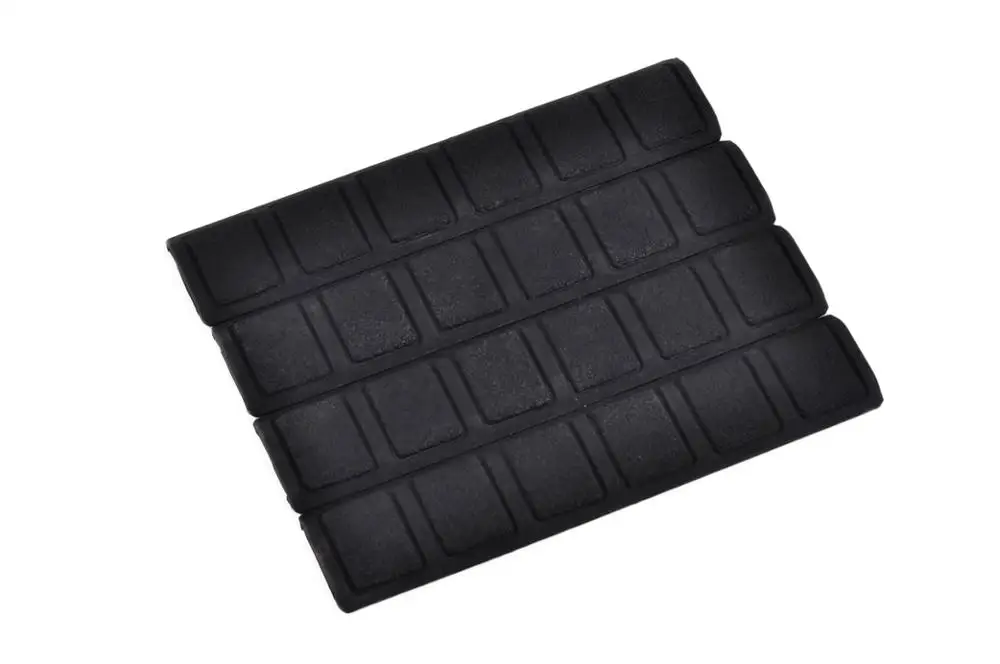 Высокое качество 4 шт. тактические KeyMod резиновая Мягкая рельсовая накладка Keymod