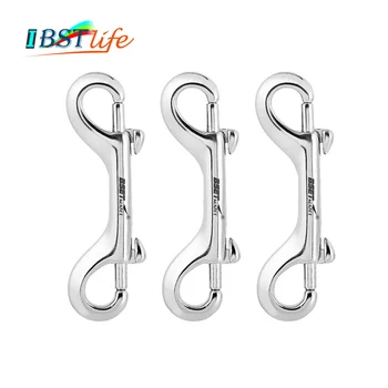 

3PCS SS 316 Scuba Diving Clips Double Ended Bolt Snap Hook BCD Chioce Snap Bolt kit Quick Draw Pet Chains Trigger Boat