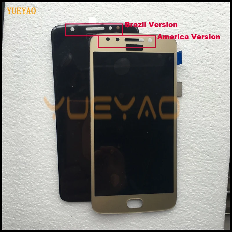 ЖК-дисплей YUEYAO для Motorola Moto E4 XT1763 XT1762 XT1772 сенсорный экран с дигитайзером переднее