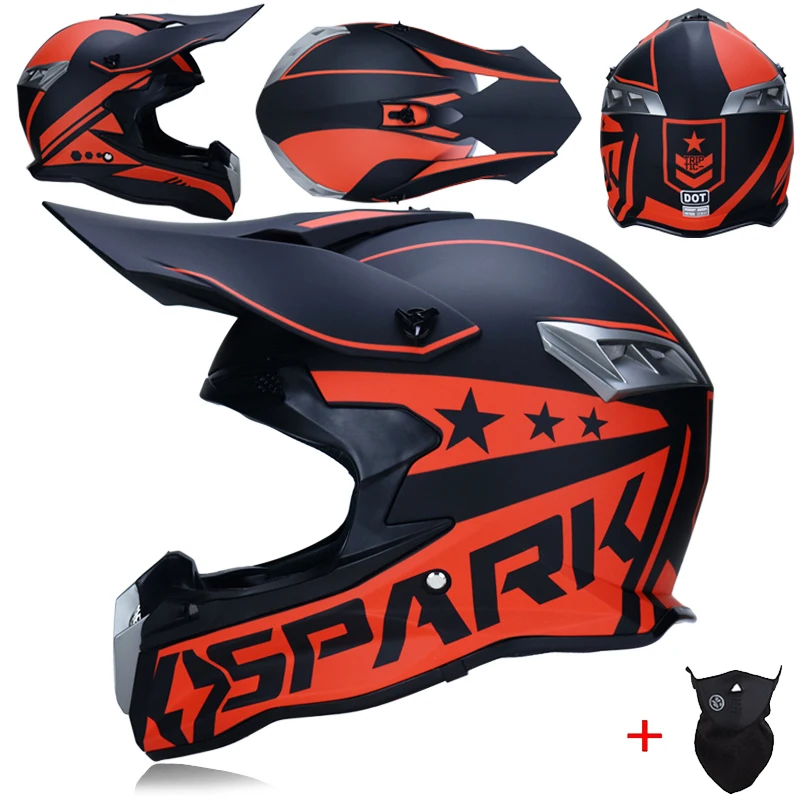 Взрослый велосипедный шлем для мотокросса внедорожный шлем ATV Dirt BIKE горные MTB DH гоночный шлем кросс шлем capacetes - Цвет: 11
