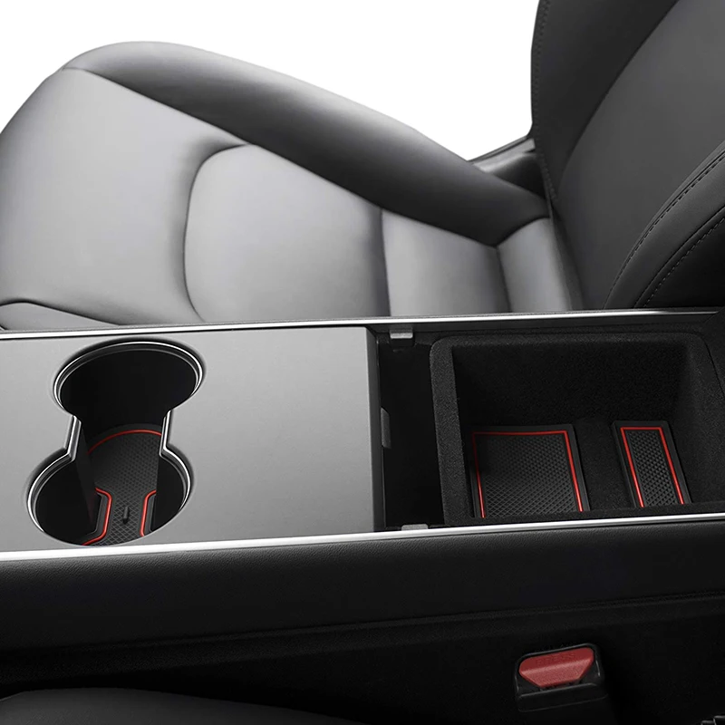 Для Tesla Model 3 подстаканник и центральная консоль аксессуары для автомобильных