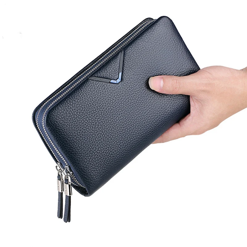 Najtaniej Męska kopertówka WILLIAMPOLO portfel kopertówka oryginalna skórzana klapka torebka na zamek pasek na rękę sprzęgła człowiek torebka skóra bydlęca luksusowy prezent