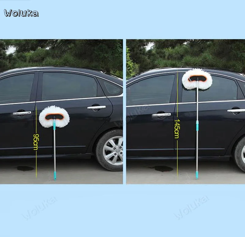 Мягкая щетка автомобильный пылесос с длинной ручкой телескопическая специальная автомобильная щетка для чистки инструментов автомобильные принадлежности мягкого типа CD50 Q02