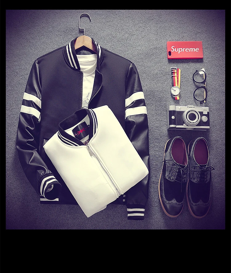 Тонкая куртка-бомбер в полоску, Мужское пальто, повседневная Университетская бейсбольная куртка, куртка-пилот для колледжа, хип-хоп, уличные мужские куртки размера плюс, одежда